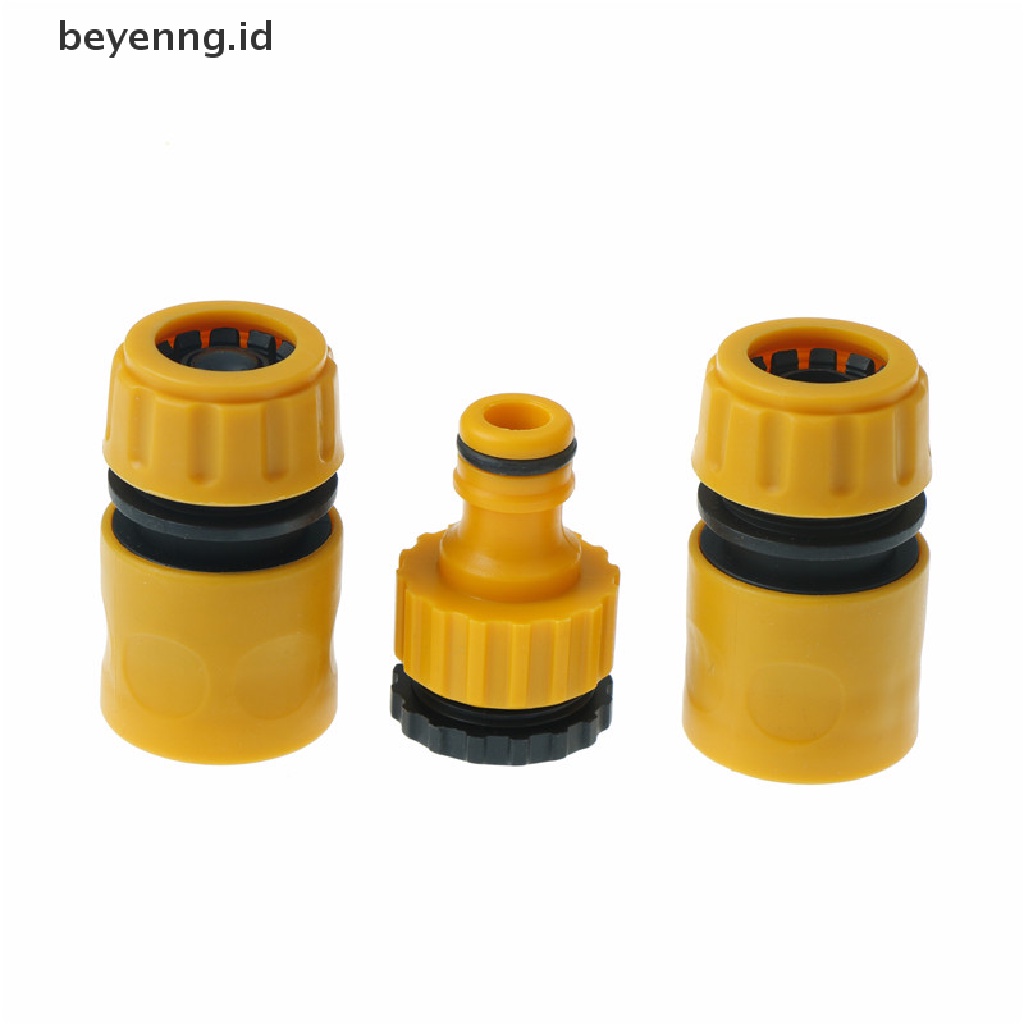 Beyen 3Pcs Fast Coupling Adapter Drip Tape Untuk Konektor Selang Irigasi Dengan Konektor Telanjang 1per2 &quot;ID