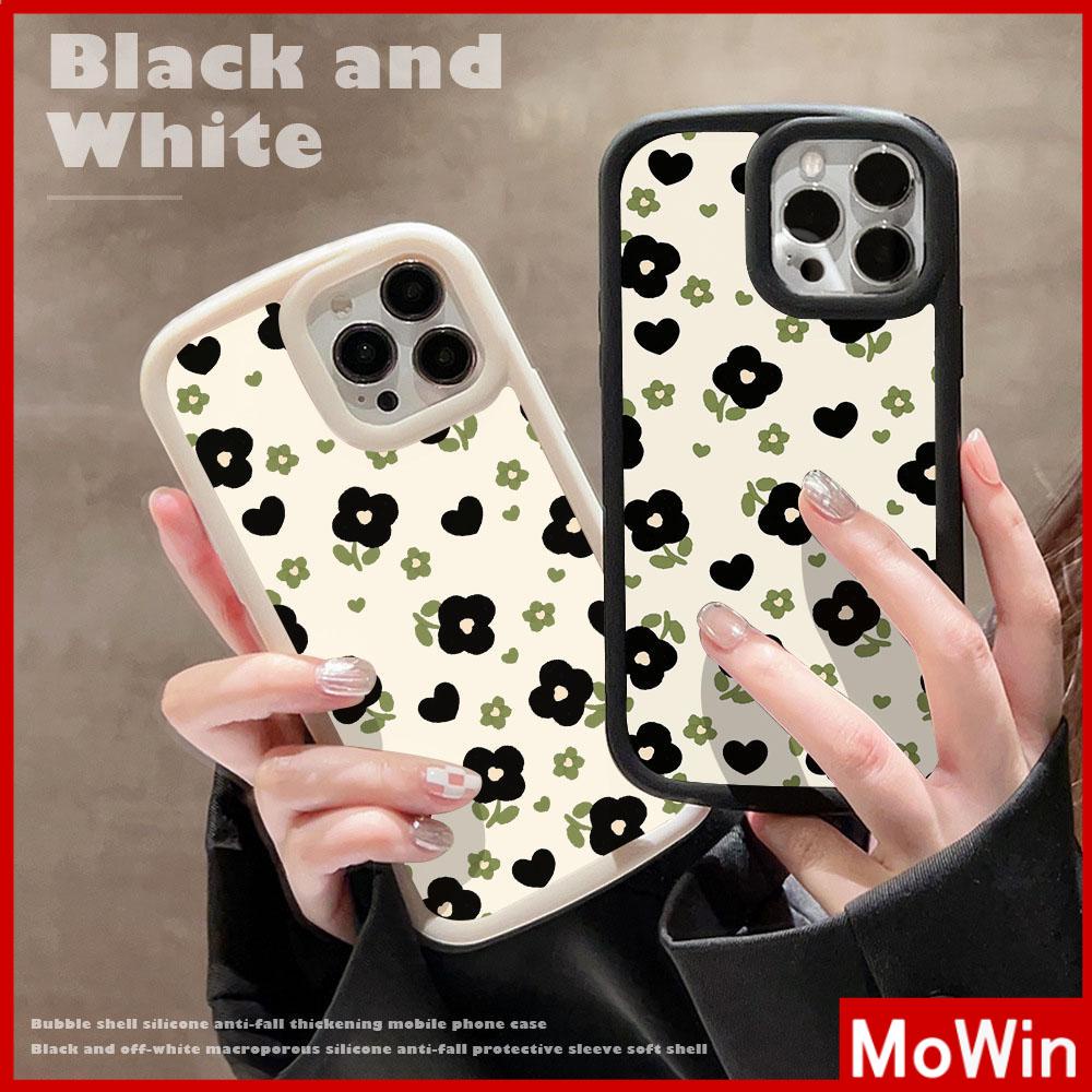 For iPhone 14 Pro Max iPhone Case Matte TPU Soft Case Black Beige Shockproof Protection Camera Oil Painting Flowers Compatible with iPhone 13 Pro max 12 Pro Max 11 xr xs max 7Plus