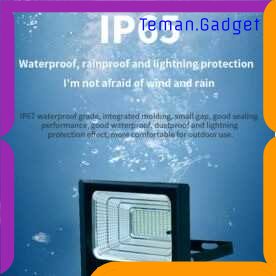 TG - LMP OOBEST Lampu Dinding Solar Sensor Cahaya Waterproof 100 LED Cool White - OB100