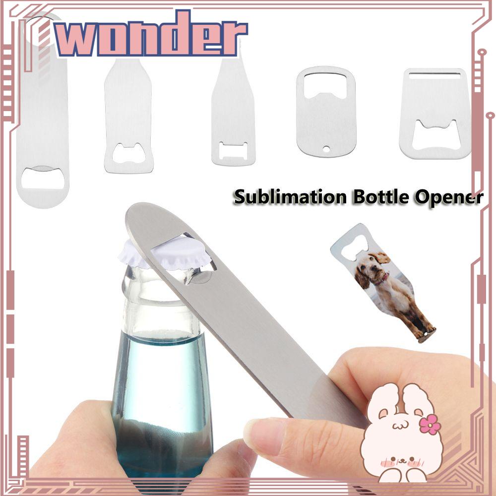 Wonder Sublimation Beer Pembuka Botol Stainless Steel Restoran Bar Kosong