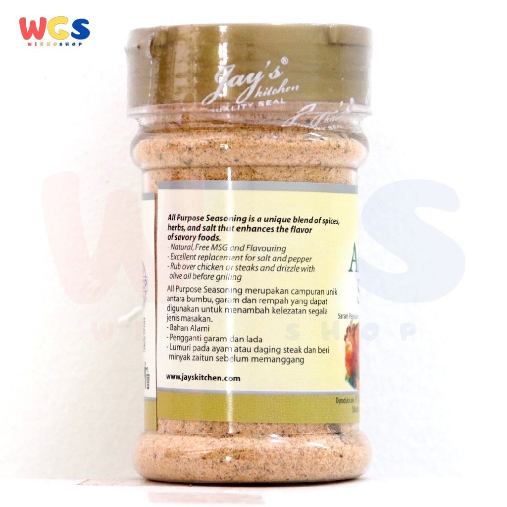 Jay's Kitchen Jays All Purpose Seasoning 90g - Bumbu Siap Pakai