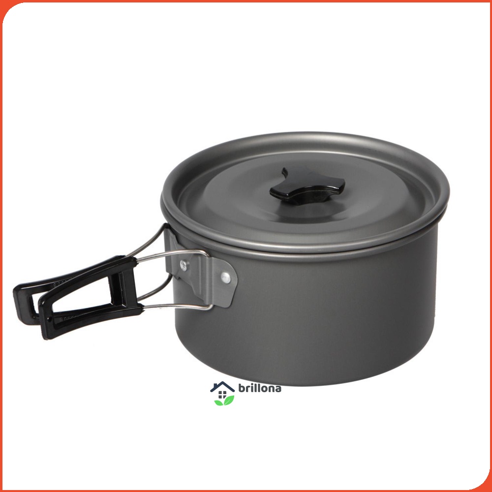 Panci Masak Cooking Set Camping Outdoor 8 PCS - WH-200