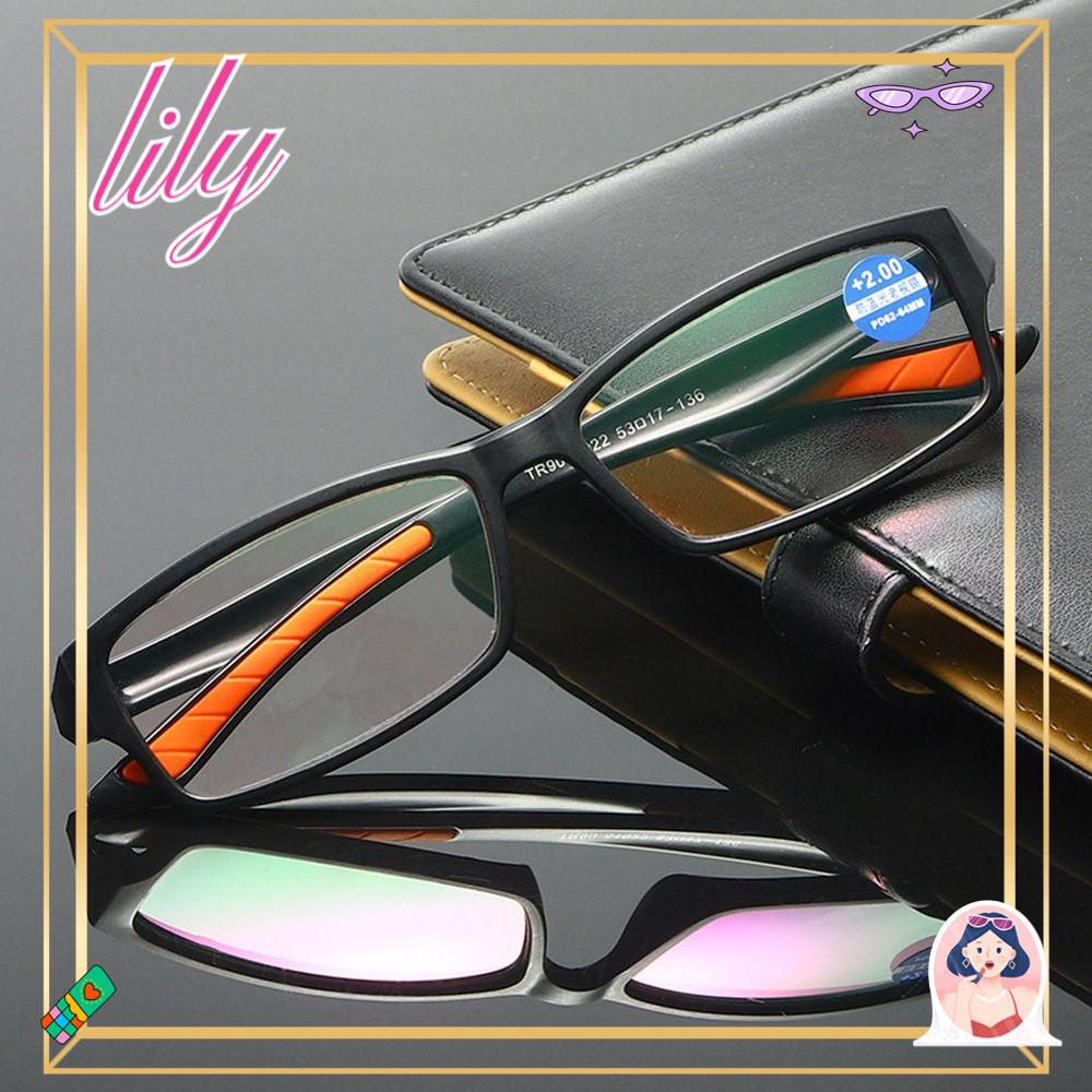 Lily Kacamata Baca Nyaman Portabel Elegan Pelindung Mata Frame Ultra Ringan