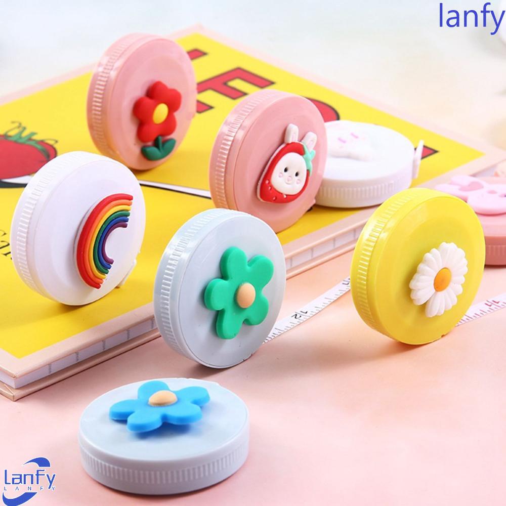 LANFY Portable Roll Ruler Durable Measuring Tool Tape Measure 1.5m/150cm Mini Flexible Cute Soft Tapeline