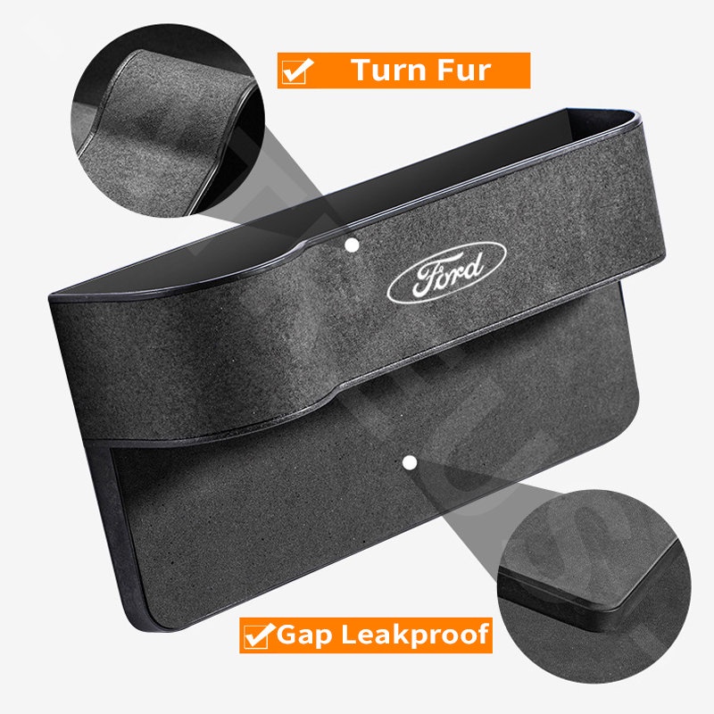 Ford Car Seat Storage Box Seat Side Gap Slit Pocket Car Cup Holder Storage Organizer Untuk Fiesta Ranger Ecosport Focus Everest Mustang Escape