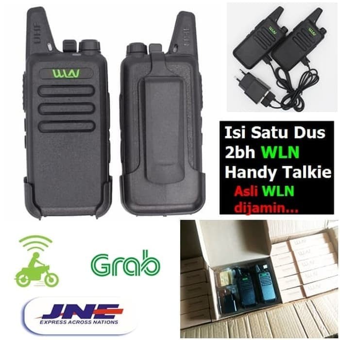 Walkie Talkie HT WLN KD-C1 Handy Talky Mini Walkie talkie jarak jauh 10 km max