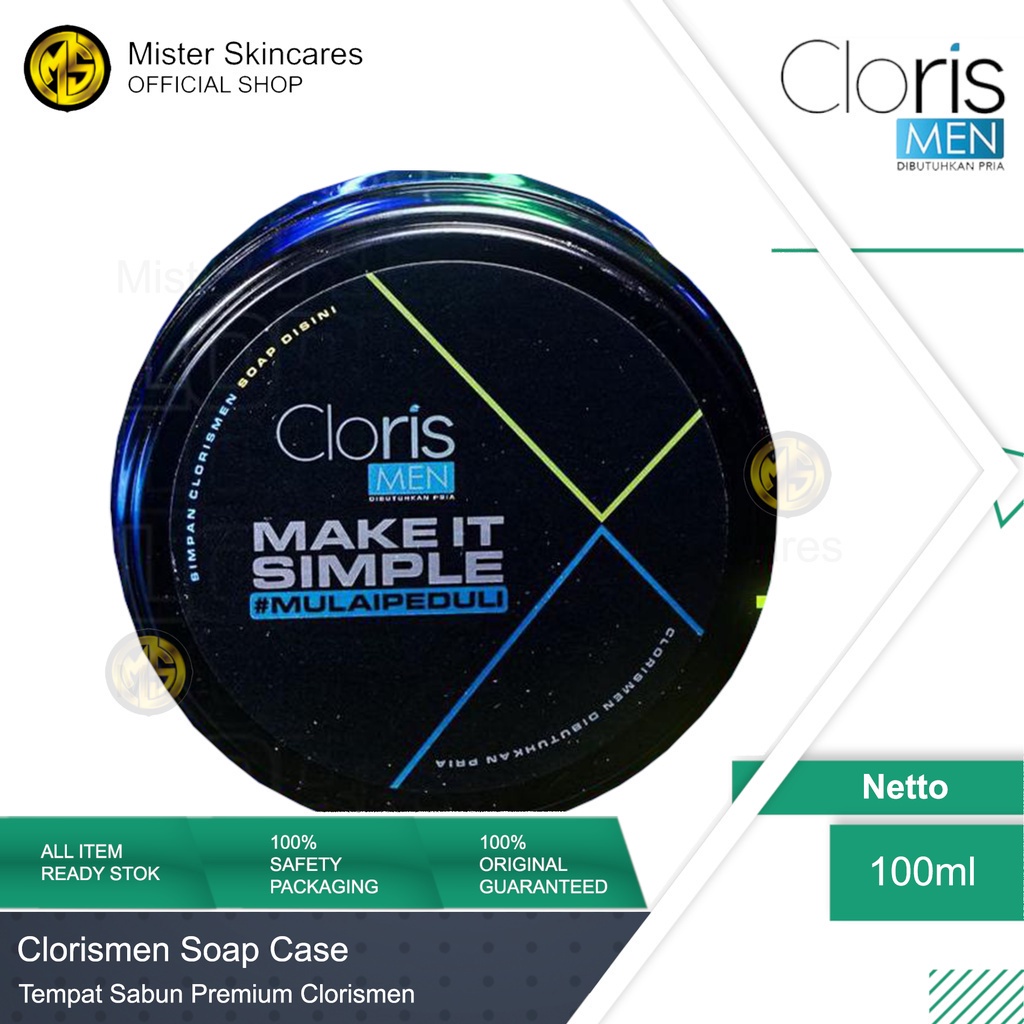 Clorismen Soapcase - Wadah Sabun Untuk Sabun Wajah Pria Dari Clorismen