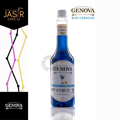 

Genova Syrup Blue Curacao - 750ml