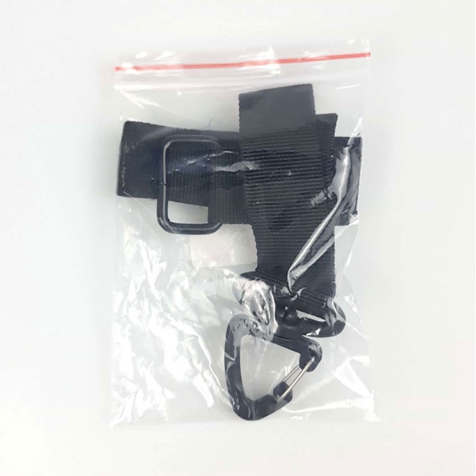 ACOMS Multipurpose Carabiner Hook Clip Tactical Nylon - HW75 - Black