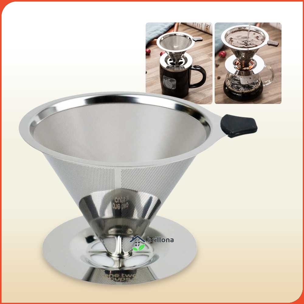 One Two Cups Filter Penyaring Kopi Double Layer Coffee Filter - V60