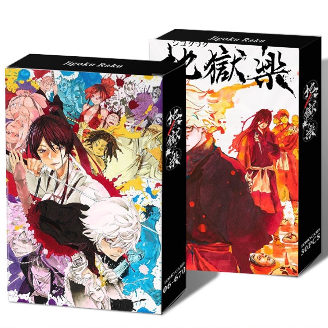 30pcs/box OSHI NO KO Jigoku Raku Photocards Kartu Lomo Kartun Postcards