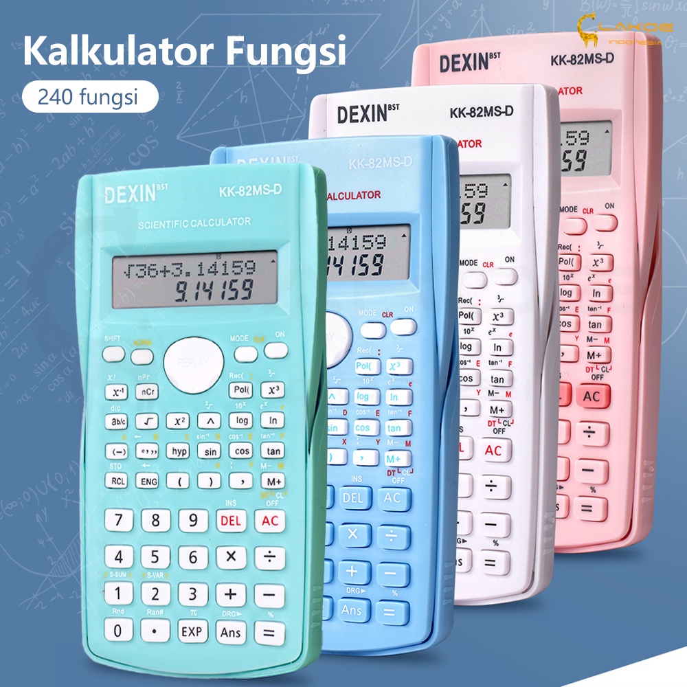 

Kalkulator Scientific ilmiah calculator scientific 240 Function untuk sekolah dan kantor - Kalkulator Hitung