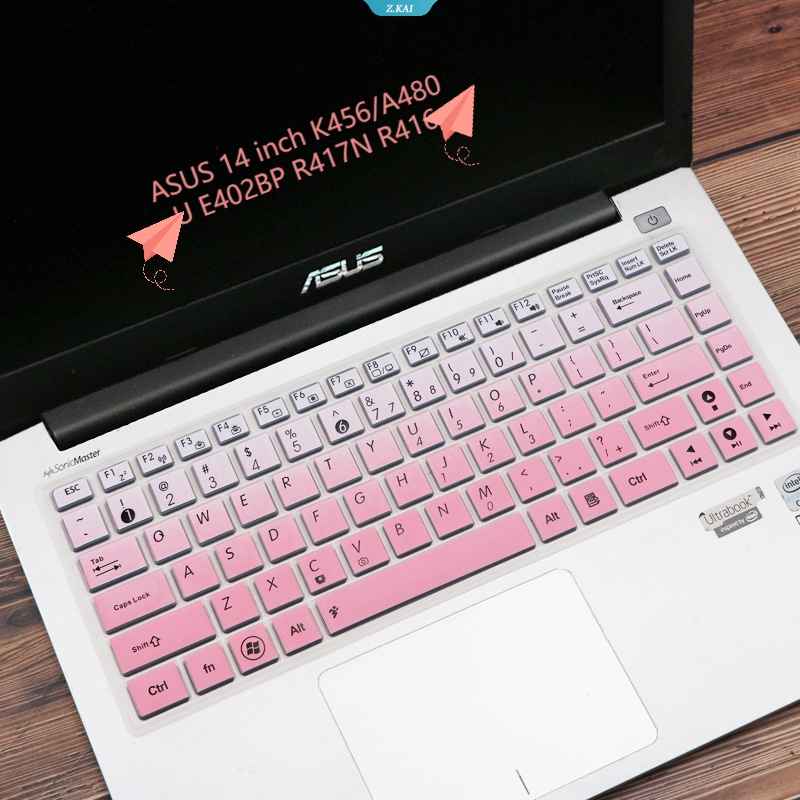 Pelindung Keyboard Laptop Model Silikon Bening Untuk ASUS 14inch K456/A480U E402BP R417N R416 Pelindung Keyboard Anti Air Yang Dapat Dilepas Dan Dicuci [ZK]