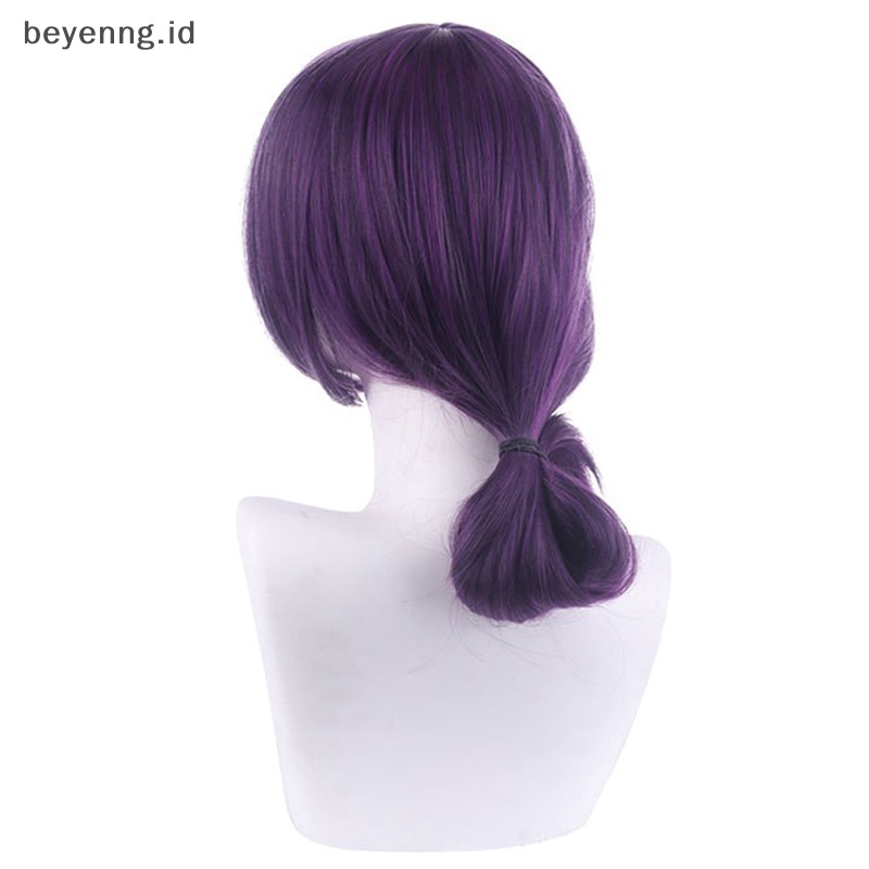 Beyen Chain Man Reze Cosplay Wig Ungu Ponytail Rambut Sintetis Wig Cosplay Props ID