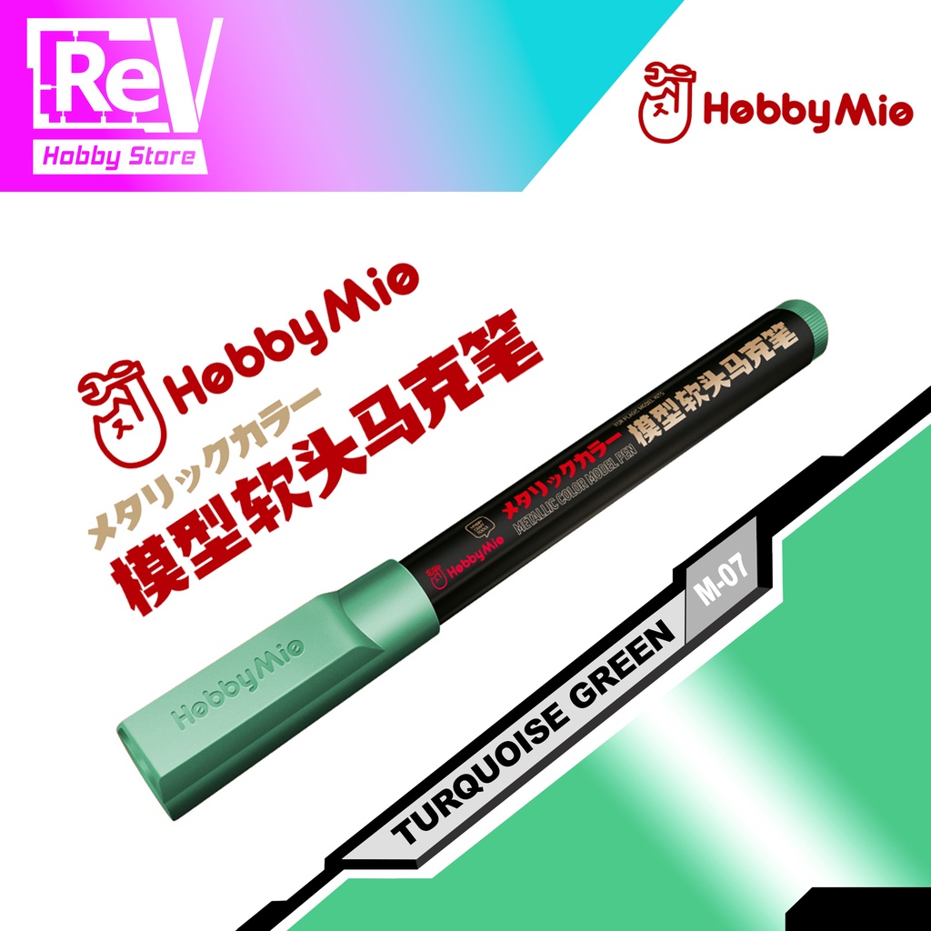 HOBBY MIO METALLIC MARKER TURQUOISE GREEN M08