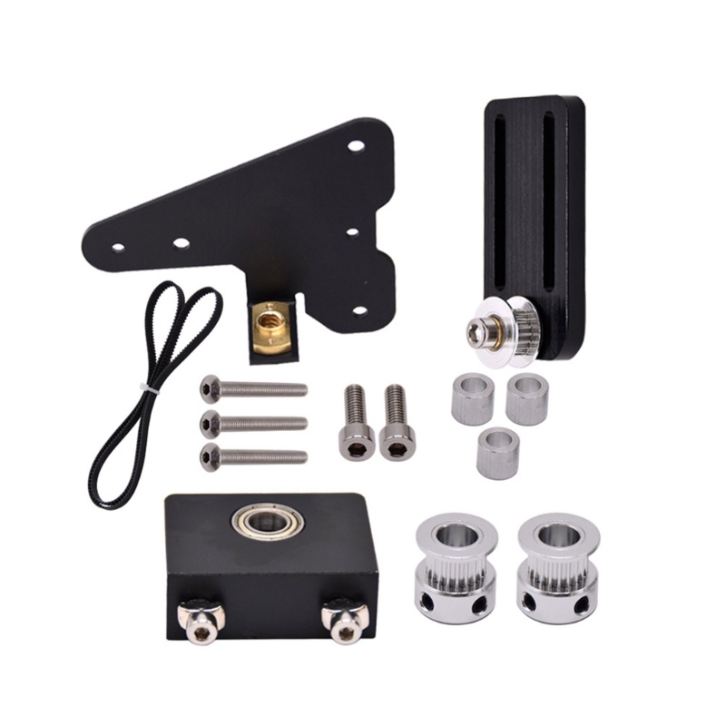 Cre 3D Printer Dual Z-Axis Lead Screw Aluminium Kit Timing Belt Untuk CR10/Ender3 3S Series Printers Accessaries