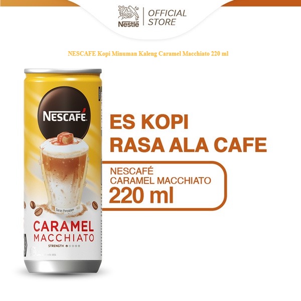 

NESCAFE Kopi Minuman Kaleng Caramel Macchiato 220 ml