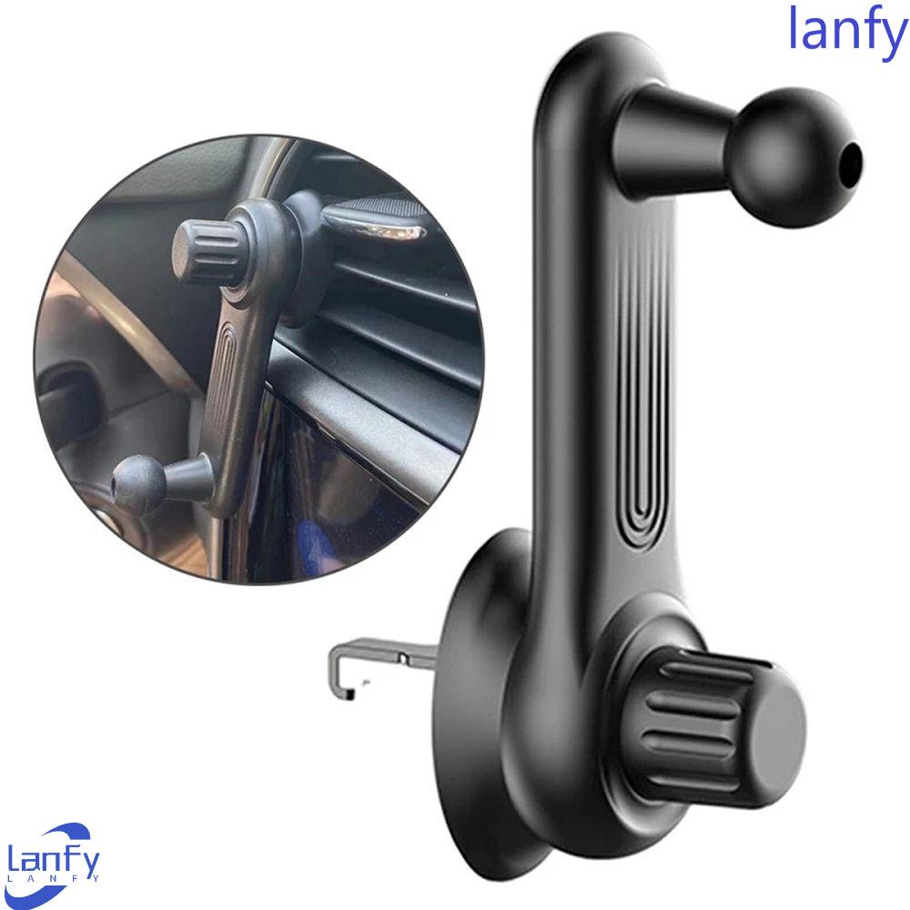 Lanfy Klip Dudukan Ponsel Mobil Penyangga Ponsel Car Mount Phone Stand Round Air Vent Phone Supporting 17mm Kepala Bola Phone Stand Bracket Klip Ventilasi Udara