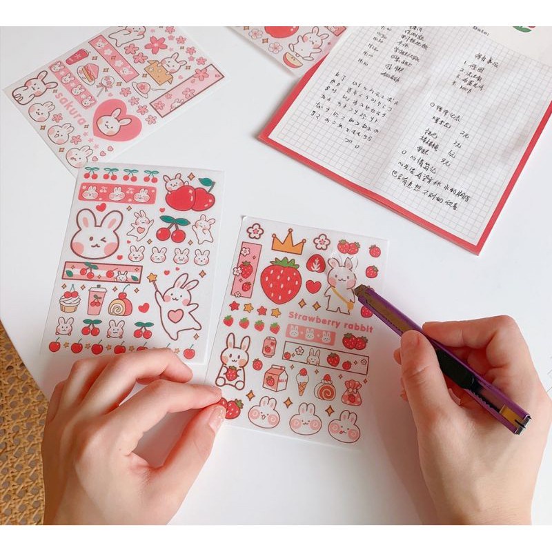 

Bear’s Jelly Drops - stiker transparan dekorasi planner journal - korea lucu [thehanscorner] 2