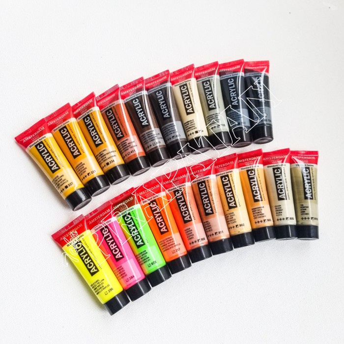 

Amsterdam Acrylic Paint 20ml Standard Series 80 Warna / Cat Akrilik