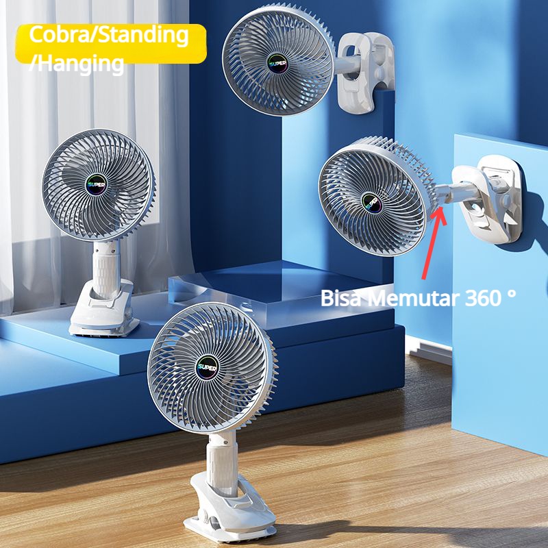 【COD】Kipas Angin Lipat/Kipas Portabel Lipat/Portable USB Fan Standing/Naik Dan Turun 360° Terapkan Ke Kantor Penggemar USB Desktop Fan