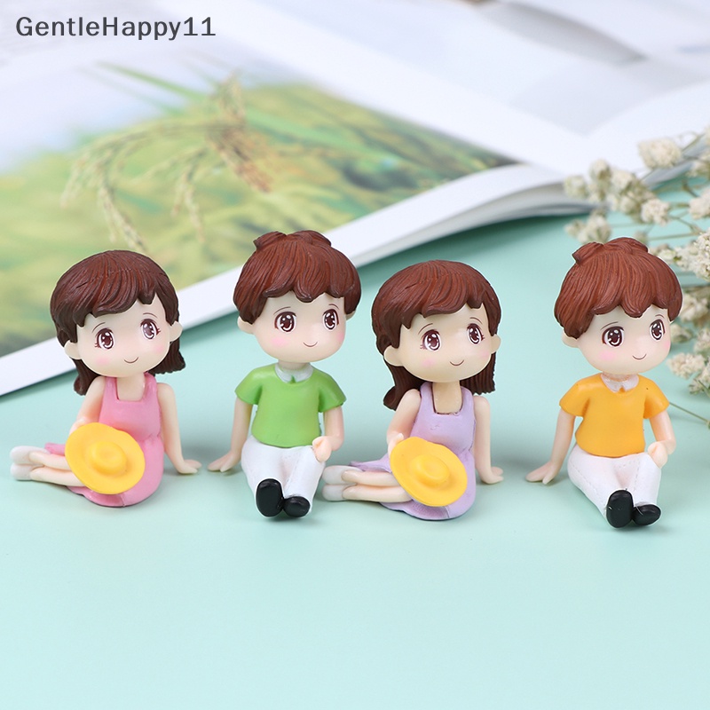 Gentlehappy Dekorasi Miniatur Pasangan Sweety Lovers Patung Taman Ornamen id