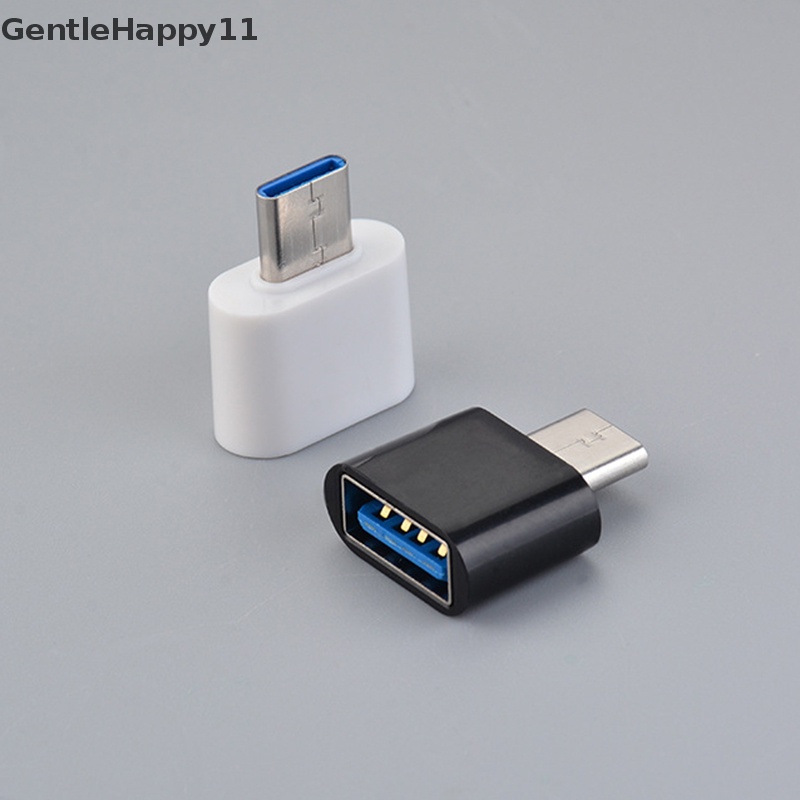 Gentlehappy Konektor Data OTG Adaptor Mini Tipe C Ke USB Untuk Handphone Android id