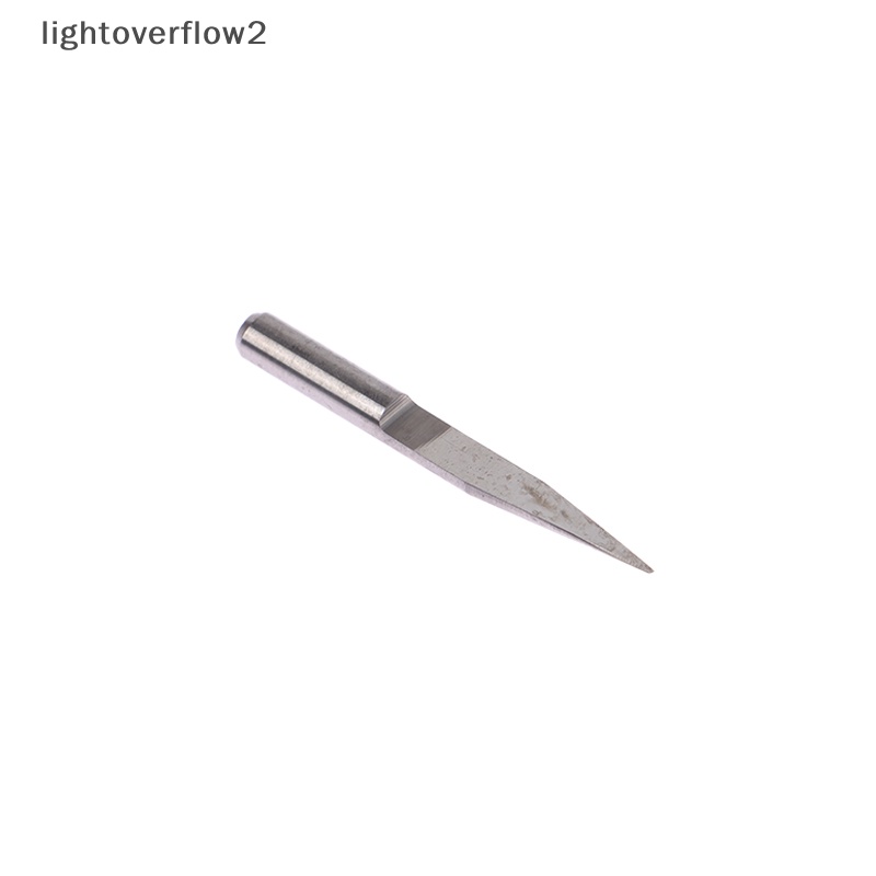 [lightoverflow2] 10pcs 3.175mm bits CNC Mesin Ukir Untuk Wood Engraver Tips Milling Cutter [ID]