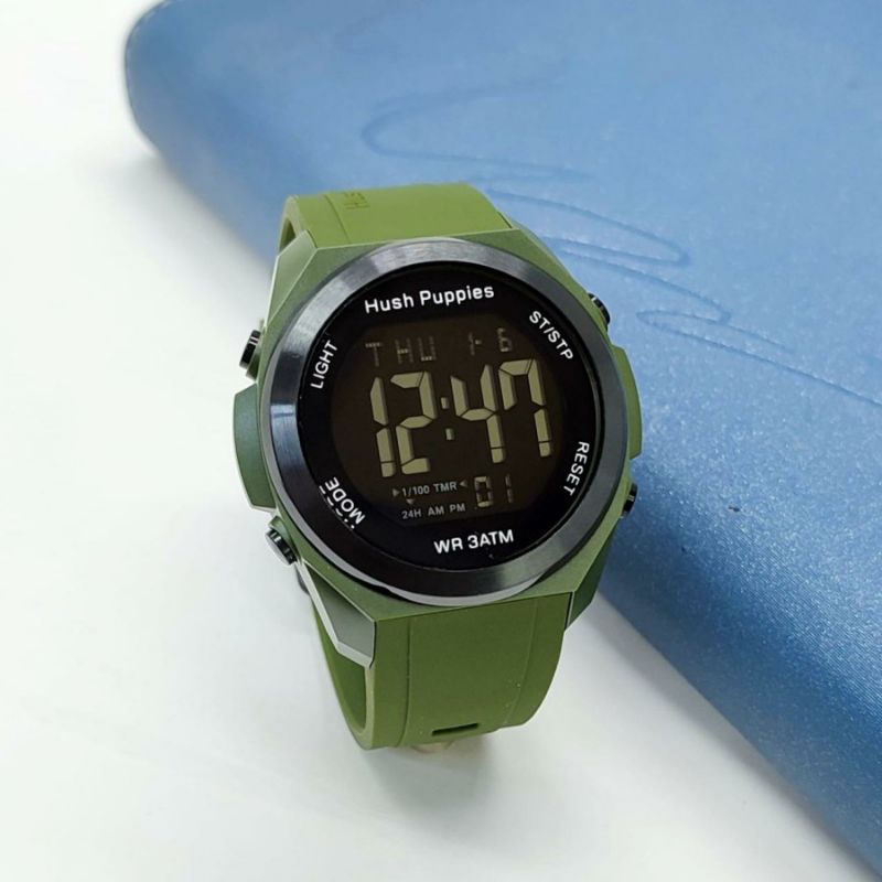 BS-ready jam tangan sport wanita / cewek hush puppies moon digital