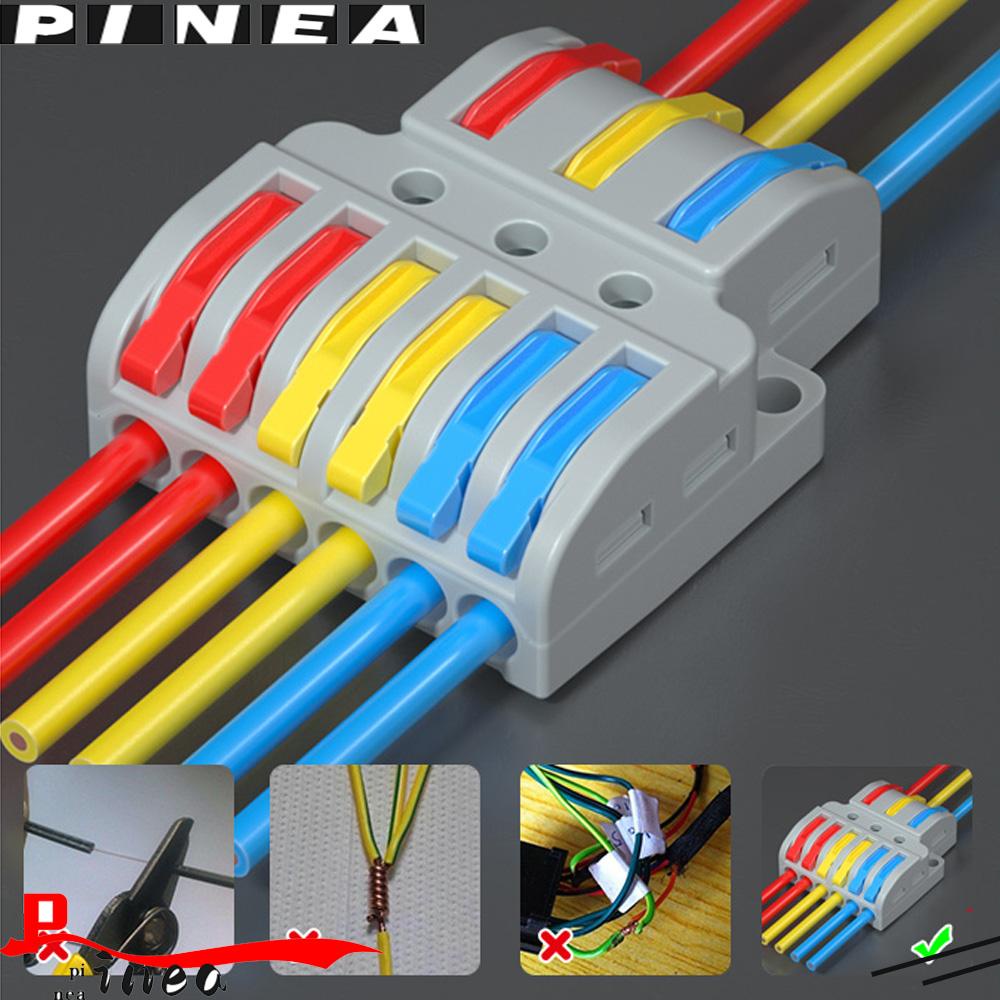 Konektor Kawat Nanas Quick Kualitas Tinggi Lampu Led Listrik Splitter Push-in Conductor