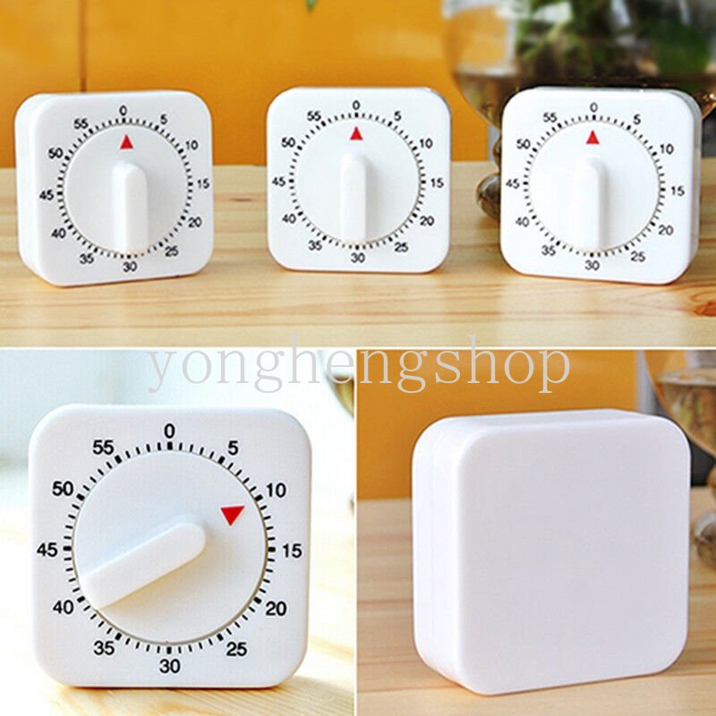 Timer Dapur Classic 60menit Waktu Jam Alarm Timer Hitung Mundur Untuk Rumah Baking Masak Mengukus Pengingat Timer Mekanik Manual