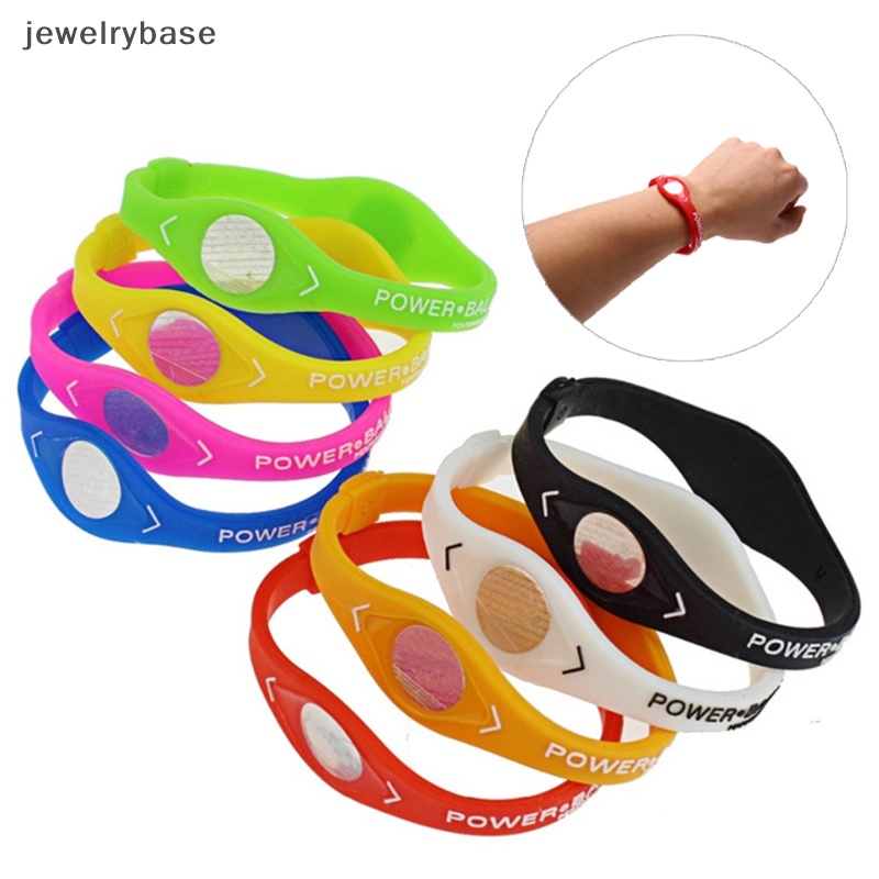 [jewelrybase] Power Balance Energi Gelang Kesehatan Untuk Olahraga Gelang Tangan Ion Silicone Band Hadiah Butik