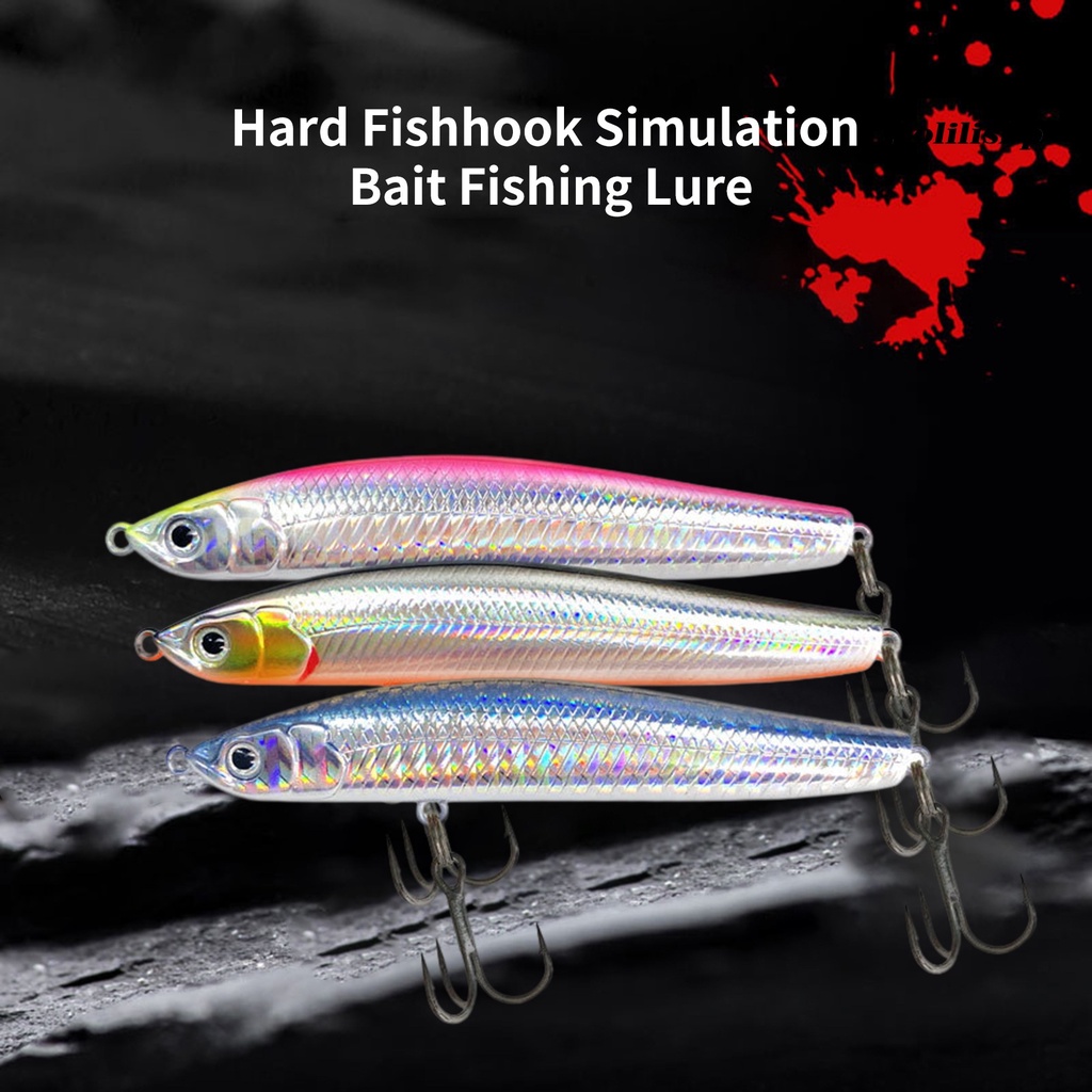 Bo-14g/9cm Umpan Bionic Tampak Realistis Desain Kait Treble Warna Vibrant 3D Mata Ikan Merampingkan Buatan Keras Memikat Memancing Tackle Gadget Perlengkapan Memancing