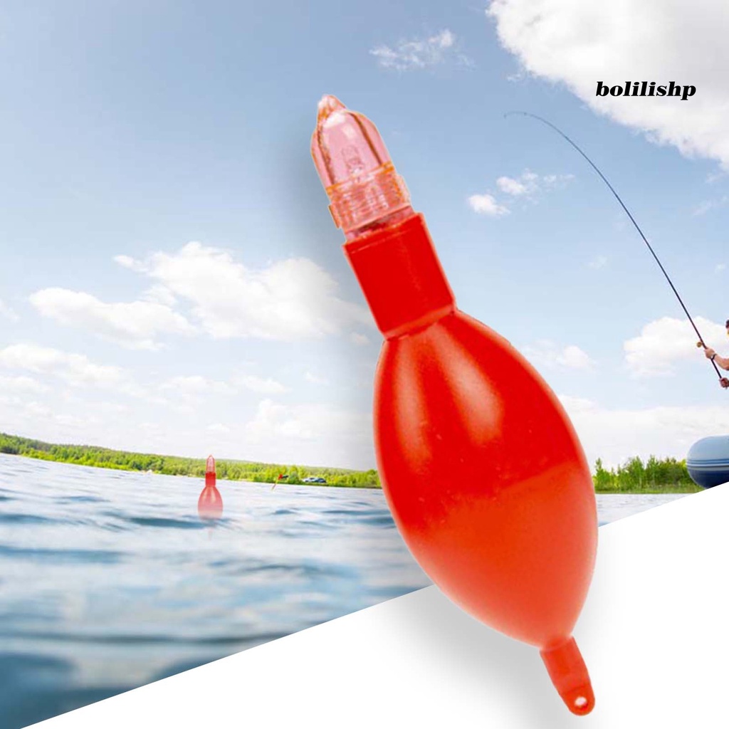 Bo-pengapung Ikan Kucing Tahan Jatuh Bercahaya Daya Apung Kuat Tahan Tekanan Bentuk Telur Bebek Laut Memancing Mengapung Perut LED Memancing Luar Ruangan