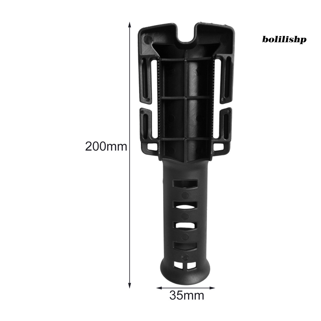 Bo-fishing Rod Waist Bracket Tahan Aus Ringan Adjustable Plunger Portable Waist Belt Batang Inserter Tiang Braket Untuk Nelayan