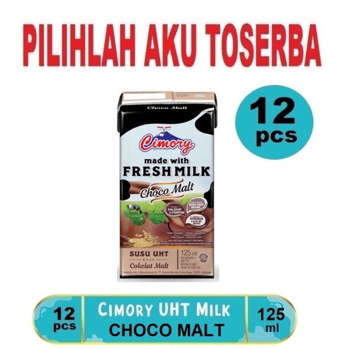 Susu CIMORY CHOCO MALT MINI 125 ml - ( HARGA 12 pcs )