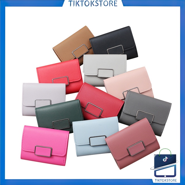 TIKTOK - D1168 Dompet Wanita / Dompet Mini / Dompet Lipat Fashion / Dompet Lipat Mini / Dompet Wanita / Dompet Fashion Korea / Dompet Kulit Wanita