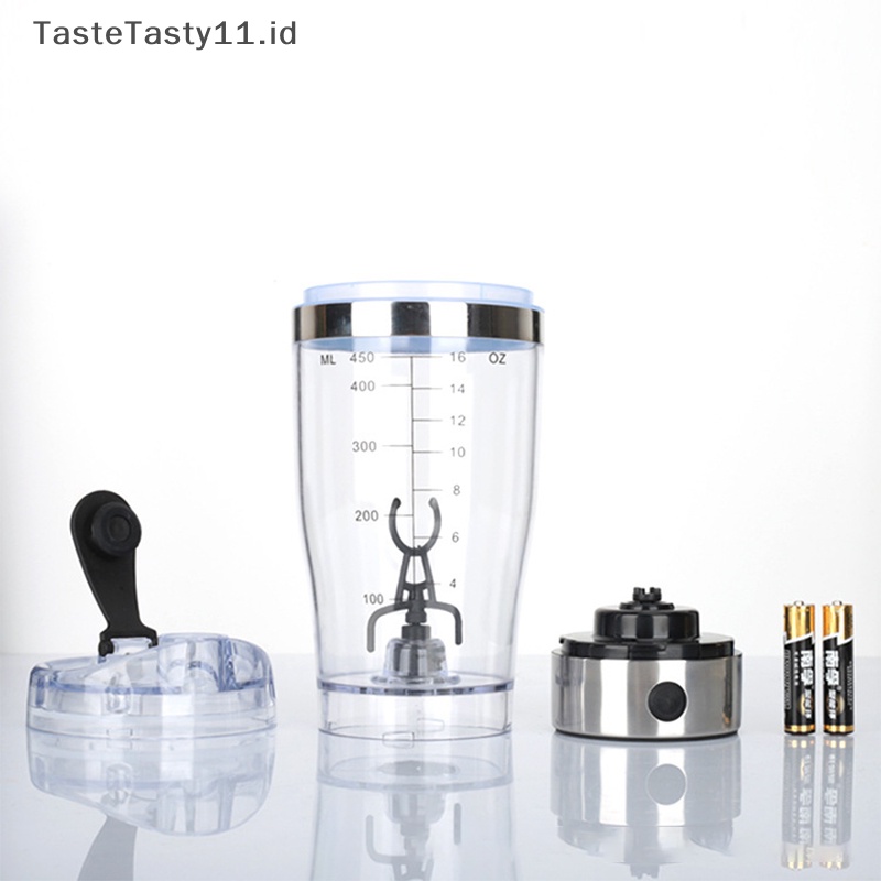 Tastetasty USB Rechargeable Electric Mixing Cup Portable Protein Bubuk Shaker Botol Mixer Pengocok Botol Pengocok Protein Pengocok Protein Cup Shaker.