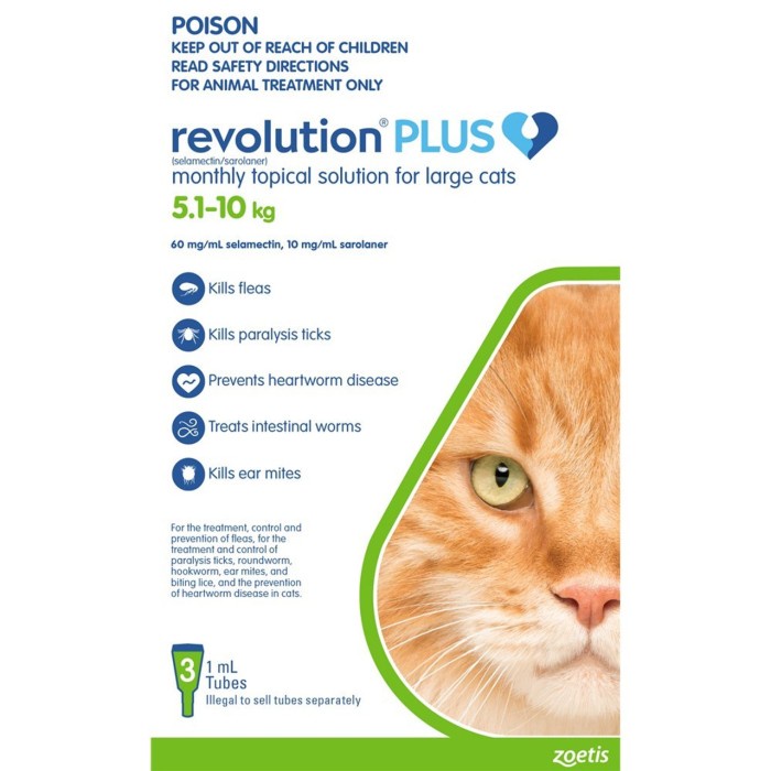 Revolution PLUS for Cat &amp; Kitten - Obat Anti Kutu Kucing