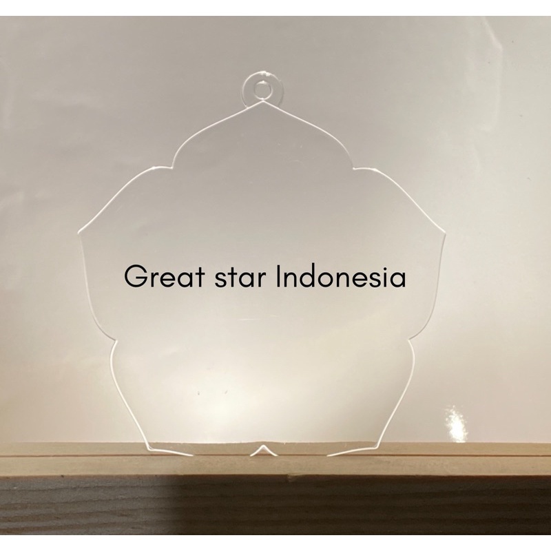 

Plat medali segilima bunga 7cm x 7cm tebal 2 mm