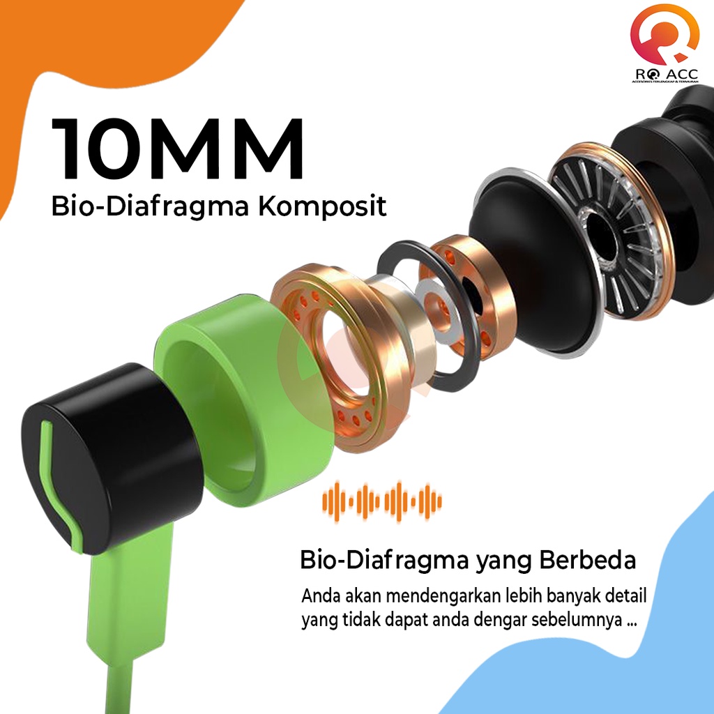 [RO ACC] NANVAN NVN-R6 HEADSET HEDSET EARPHONE GAMING NEW SPORTY DESIGN JACK 3.5MM UNIVERSAL