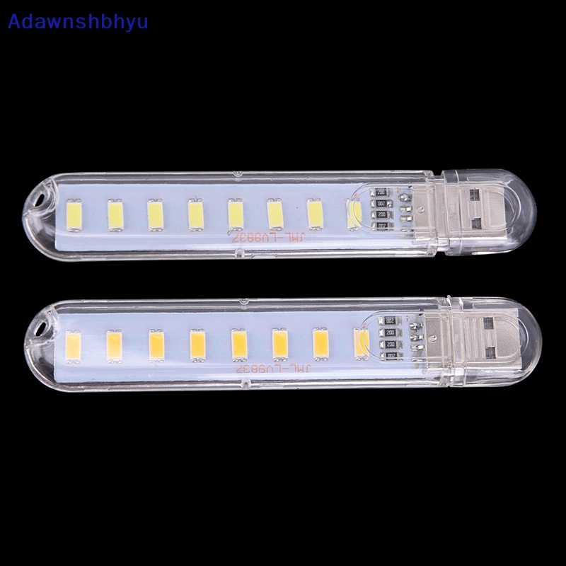 Adhyu Mini LED Portable 5V 8led USB Lighg Komputer Handphone Power Lamp Lampu Malam ID