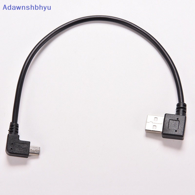 Adhyu USB 2.0 A Right Male plug to Mini B 5P Right Angle Male plug Kabel Adaptor Cord ID