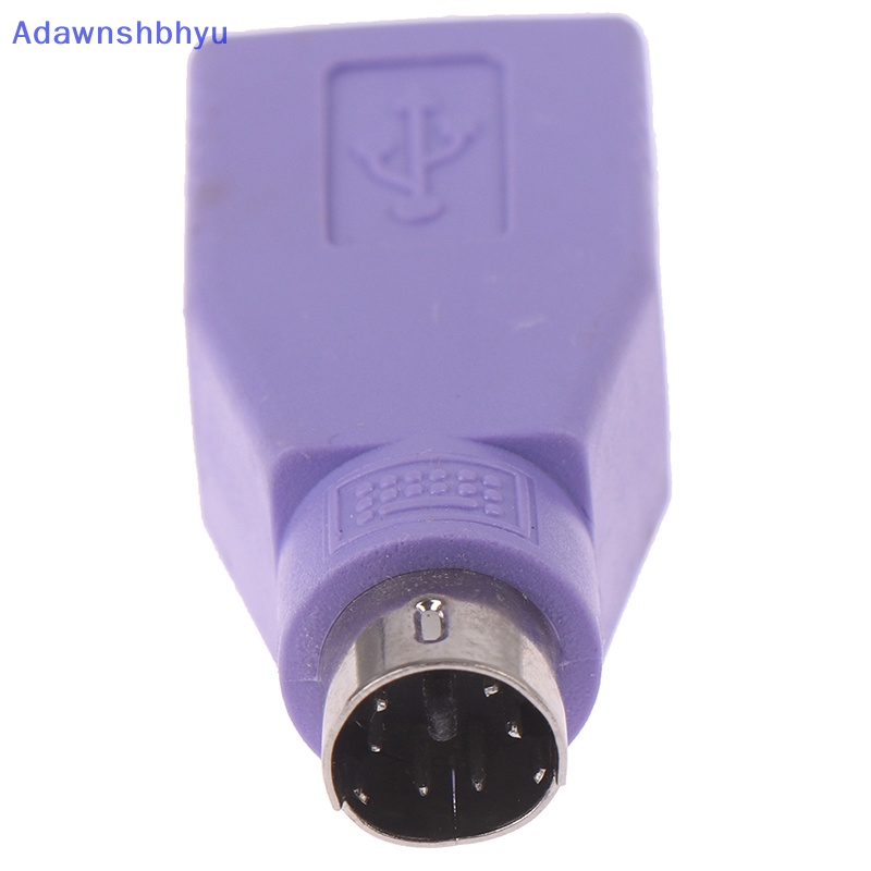 Adhyu 1PC USB Female To PS2 PS/2 Male Adapter Converter keyboard Mouse Tikus ID