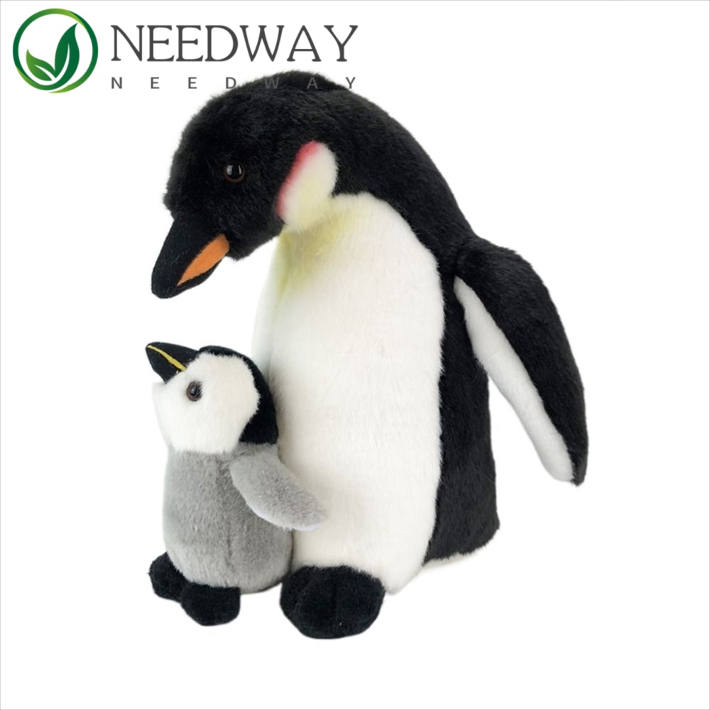 Needway   Simulasi Pinguin Mainan Edukasi Hadiah Natal Realistis Lucu 24 cm Dekorasi Meja Pinguin Mainan Mewah