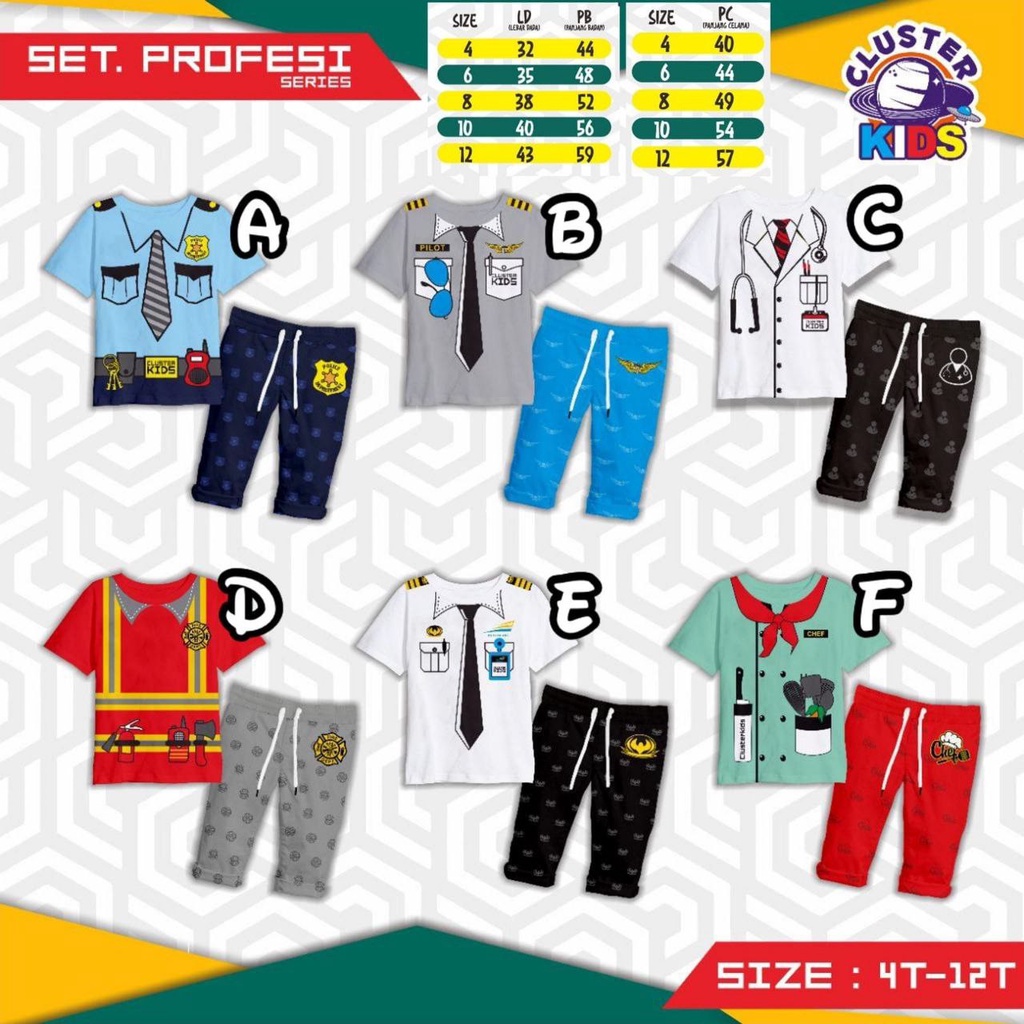Set Profesi by Cluster Kids