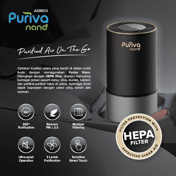 AIR PURIFIER ADVANCE PURIVA NANO AS8803