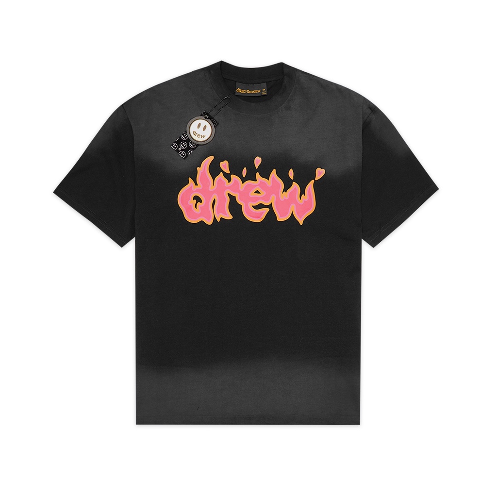 Drew House Lit Drew T-Shirt Faded Black