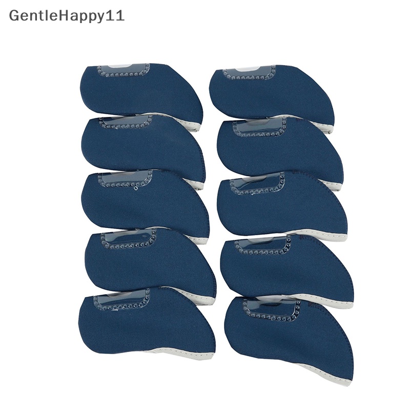 Gentlehappy 10pcs/set Bordir Nomor Golf Iron Headovers Iron Headovers Wedges Covers id