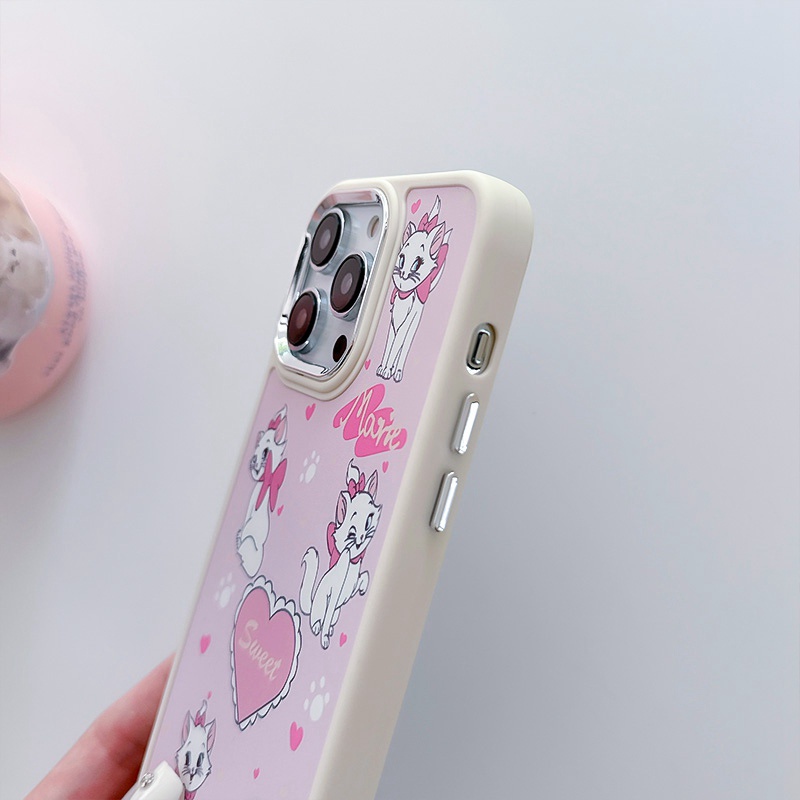 Sweet Bowknot Kitty Soft Silicon Case HP iP iPhone 12 13 14 Pro Max 11 Girl Woman FTD Casing Apple